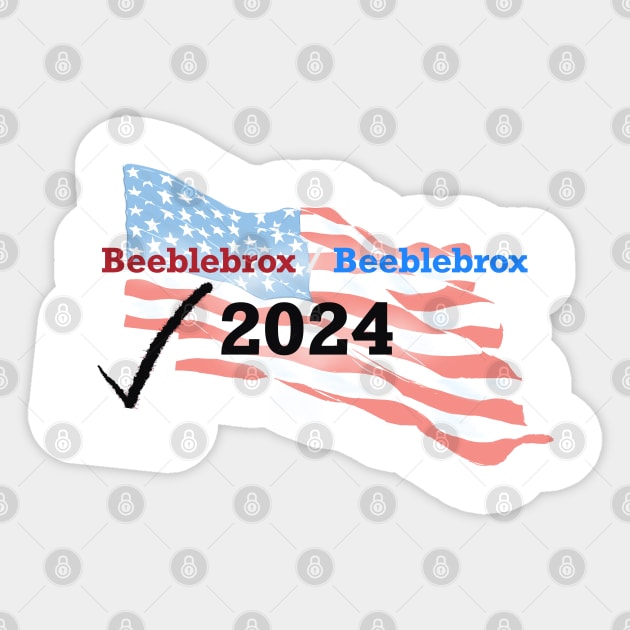 Election 2024 Sticker by Sam_McSammerson